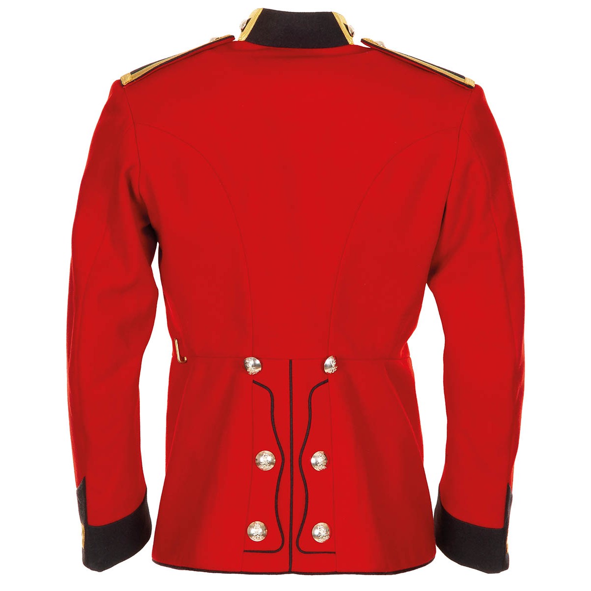 Britische Paradejacke Lifeguard Troopers, rot, 95% Wolle, Gr. S-M