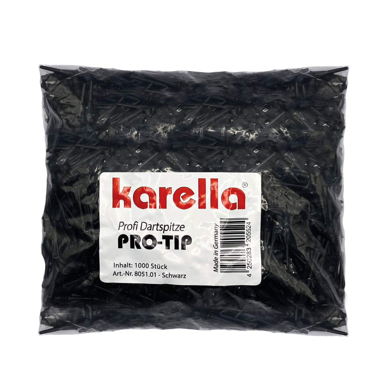 Karella Pro-Tip Softspitze 2BA 19mm Schwarz – 1000 Stück