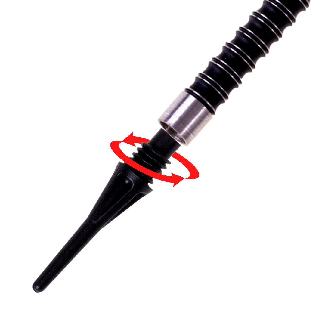 Karella Keypoint Softspitzen 2BA 25 mm Schwarz – 1000 Stück