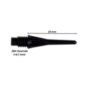 Karella Pro-Tip Softspitze 2BA 19mm Schwarz – 1000 Stück