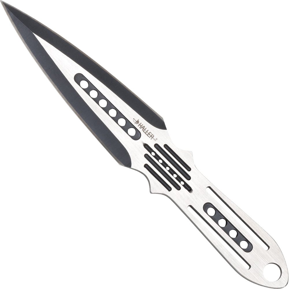 Haller Wurfmesserset 2-tlg. – 420er Stahl, Full-Tang
