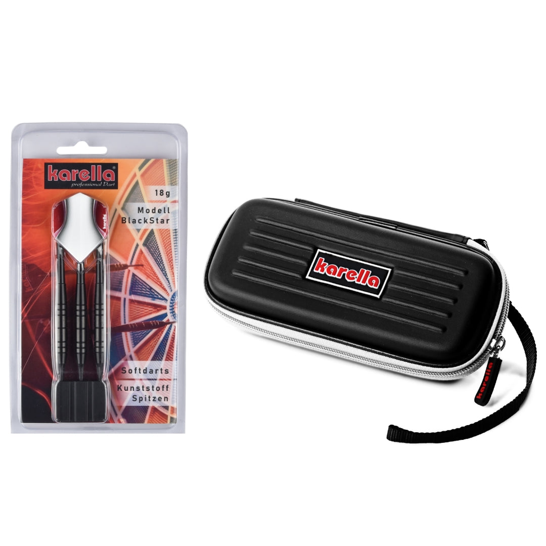 Winmau Blackstar Soft Dartset 18g mit Dartcase