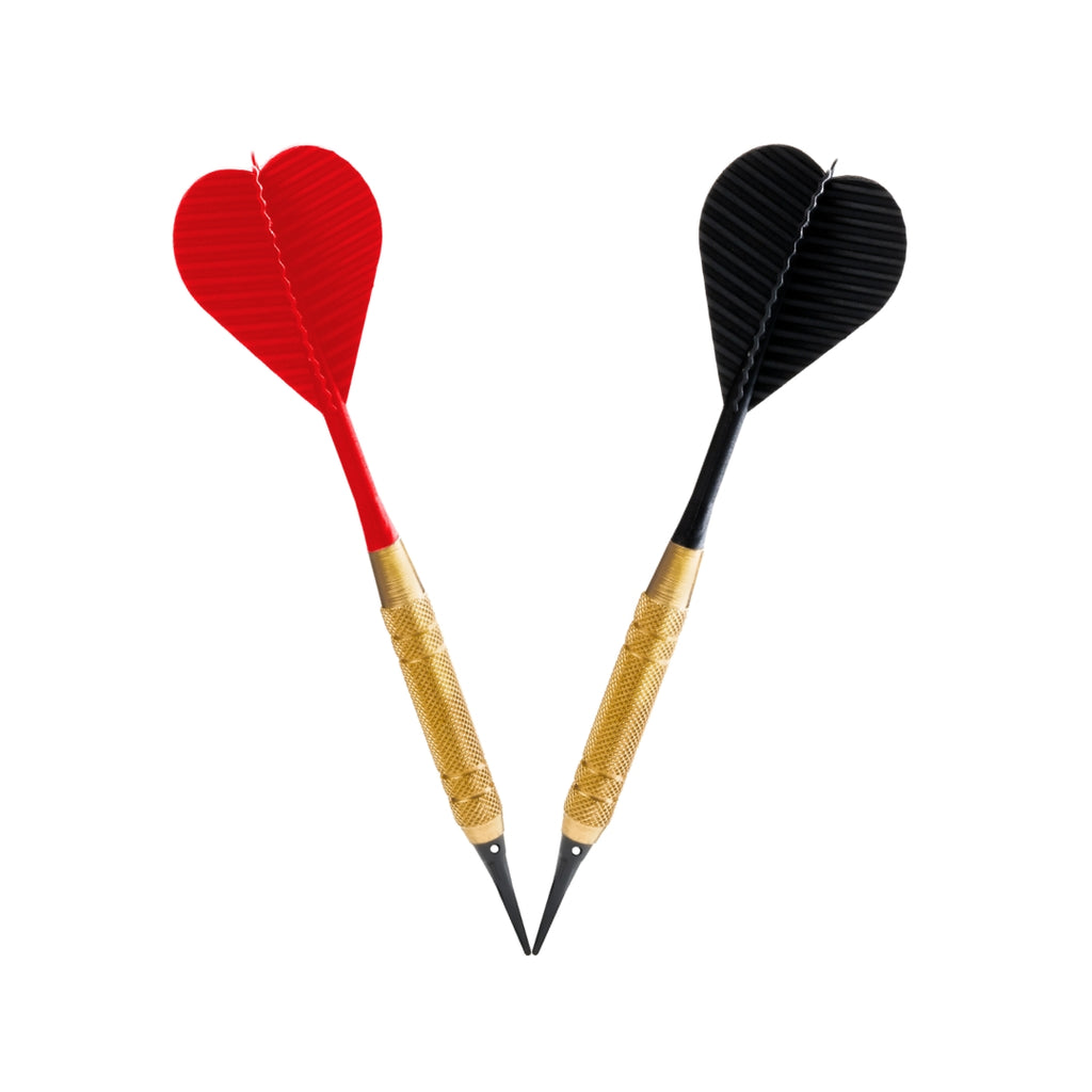 Karella Softdarts PVC 24 Stk. 17g – Rot & Schwarz