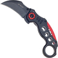 Haller Karambit Taschenmesser Red Circle mit Linerlock