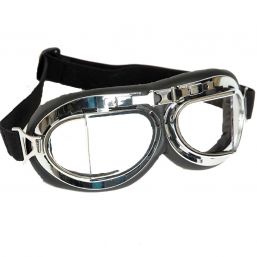Mil-tec Fliegerbrille Typ RAF – Kunstleder-Polsterung, ABS-Rahmen