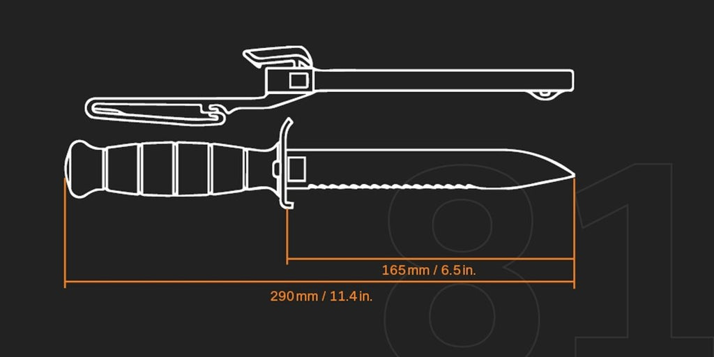 Glock Feldmesser mit Saegerücken - Bundesheer Kampfmesser