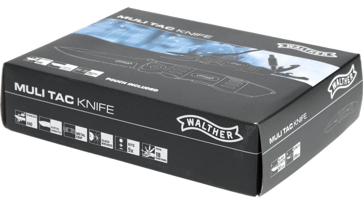 Walther MTK Multi Tac – Tactical-Messer mit Multitool