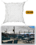 Mil-tec Shade Sail Sonnensegel 3×6 m wendbar weiß/grau