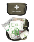 MFH First Aid Kit SM – Kompaktes Erste-Hilfe-Set Oliv 14x9x5 cm