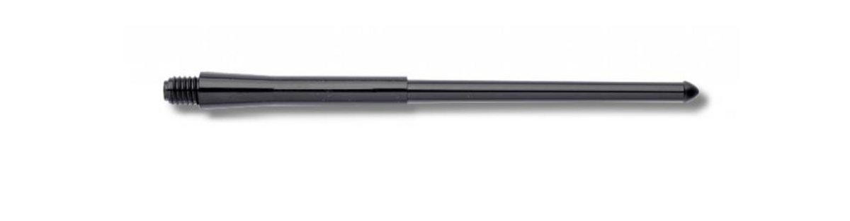 Winmau Stealth Shaft schwarz medium 74 mm – 3er-Set