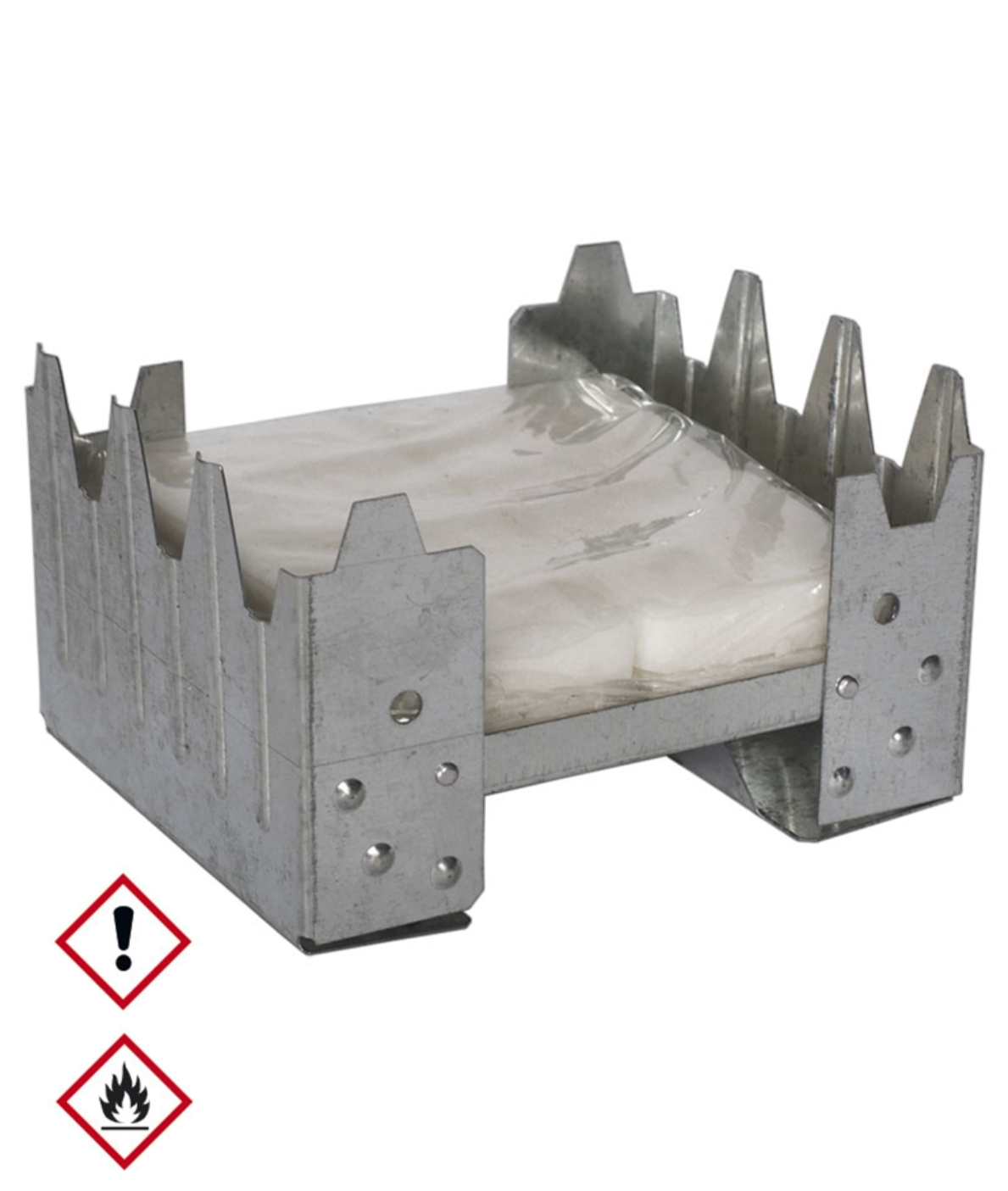 Mil-tec NATO Klappkocher Stahl mit Brennstofftabletten