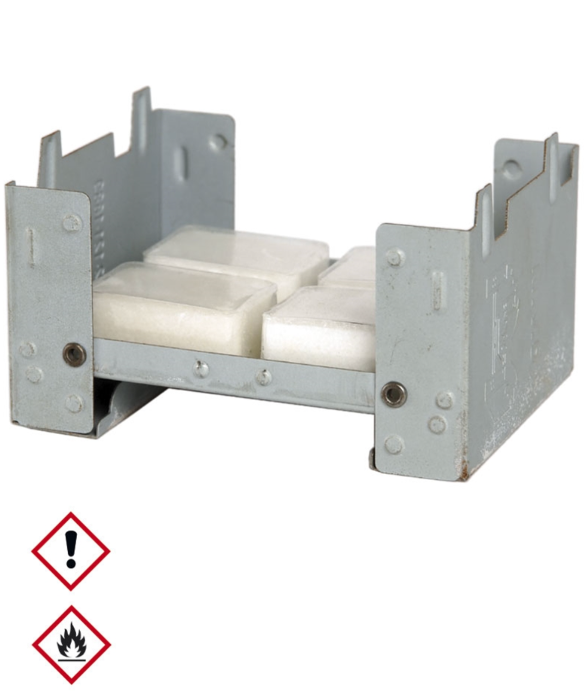 Mil-tec NATO Klappkocher Stahl mit Brennstofftabletten