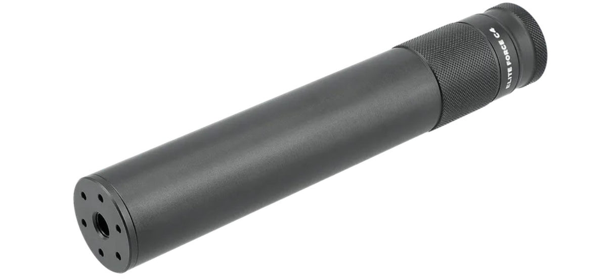 Elite Force C4 Mock Suppressor Aluminium M14x1 links 200 mm