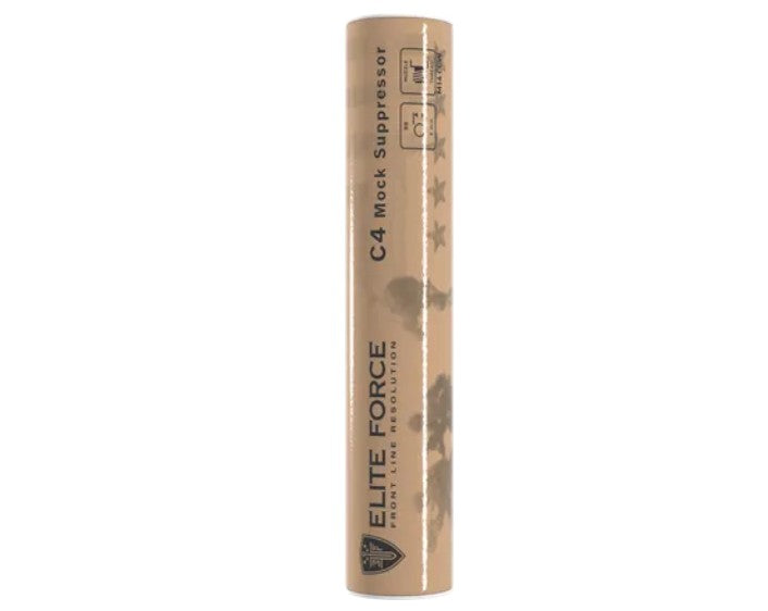 Elite Force C4 Mock Suppressor Aluminium M14x1 links 200 mm