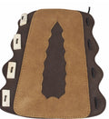 White Feather Wind Armschutz – Echtleder, braun