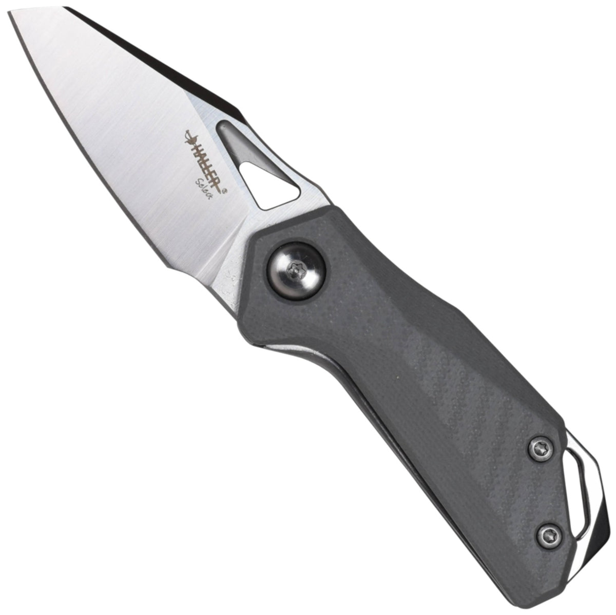 Haller Select Taschenmesser ELSKA Grau – Linerlock, 440B