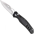 Haller Springmesser Schwarz – leichter Alugriff, Buttonlock