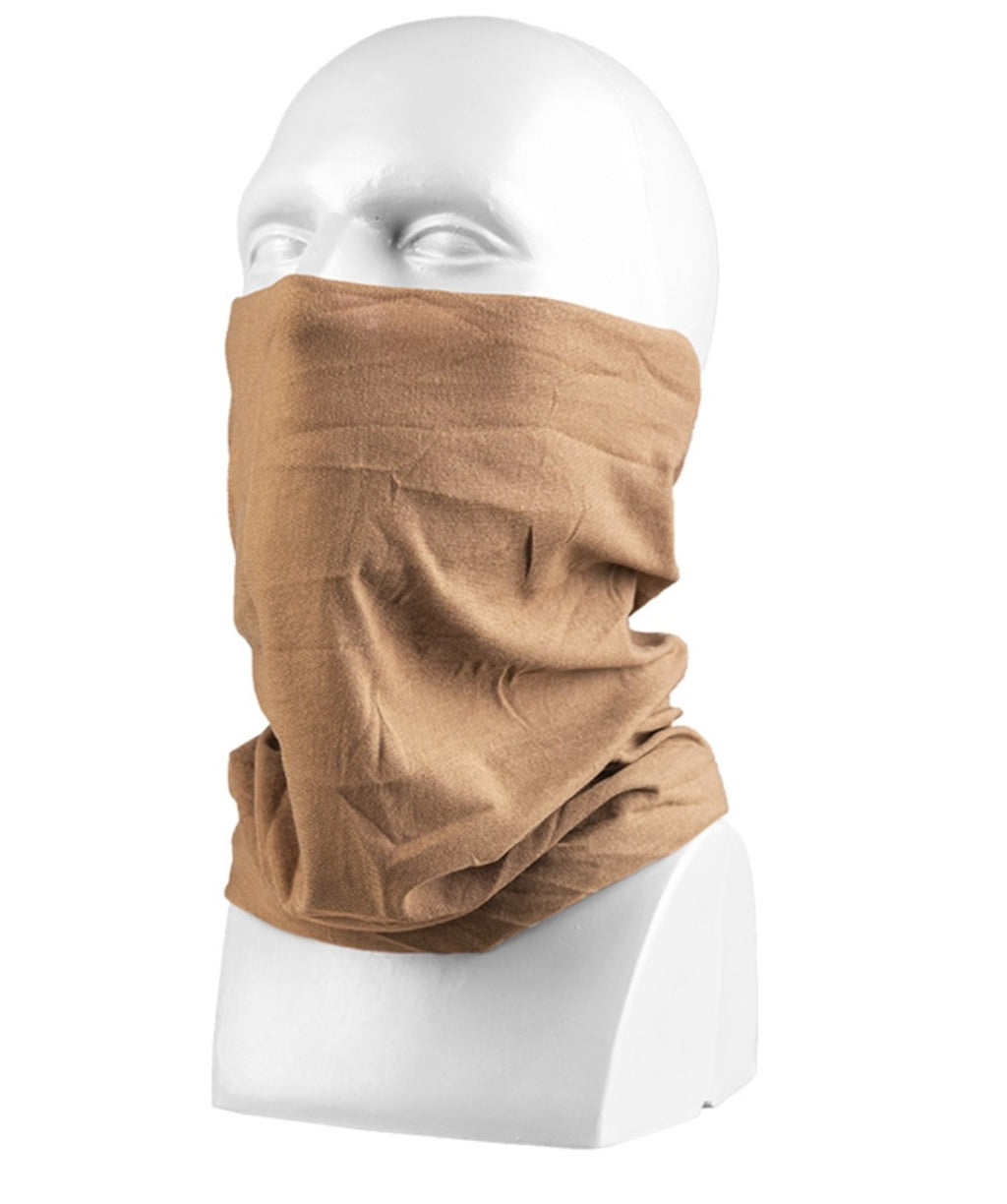 Mil-tec Multifunktionstuch einfärbig – Nahtlos, 100% Polyester