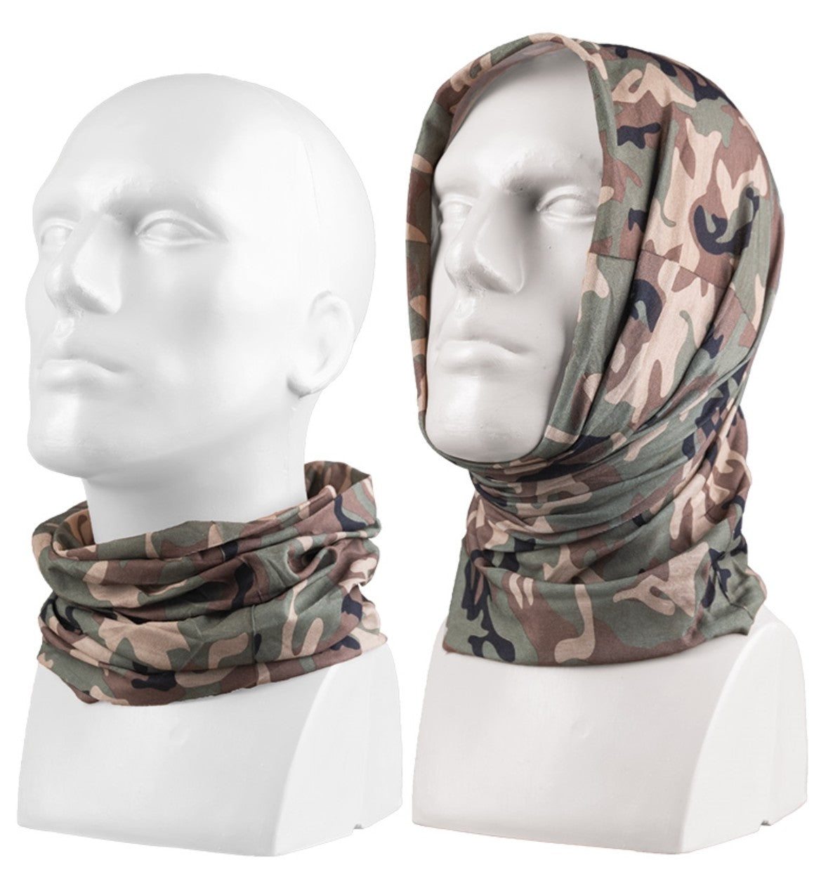 Mil-tec Multifunktionstuch einfärbig – Nahtlos, 100% Polyester