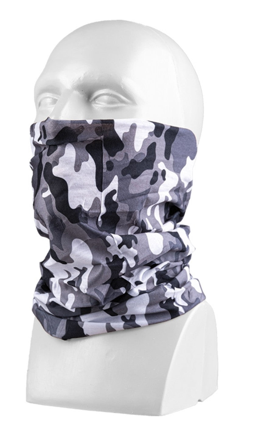 Mil-tec Multifunktionstuch einfärbig – Nahtlos, 100% Polyester