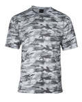 Mil-tec T-Shirt Mesh Urban – Camouflage, atmungsaktiv