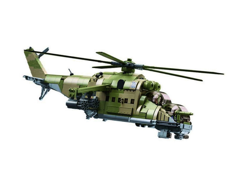 Sluban MI-24S Kampfhurbschrauber M38-B1137 #16072