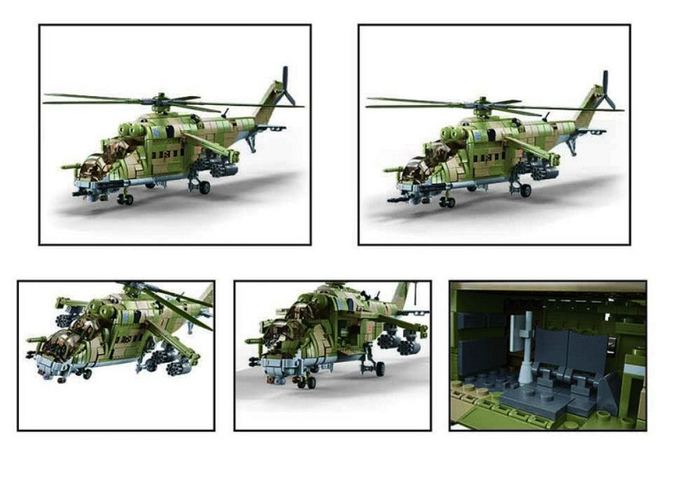 Sluban MI-24S Kampfhurbschrauber M38-B1137 #16072
