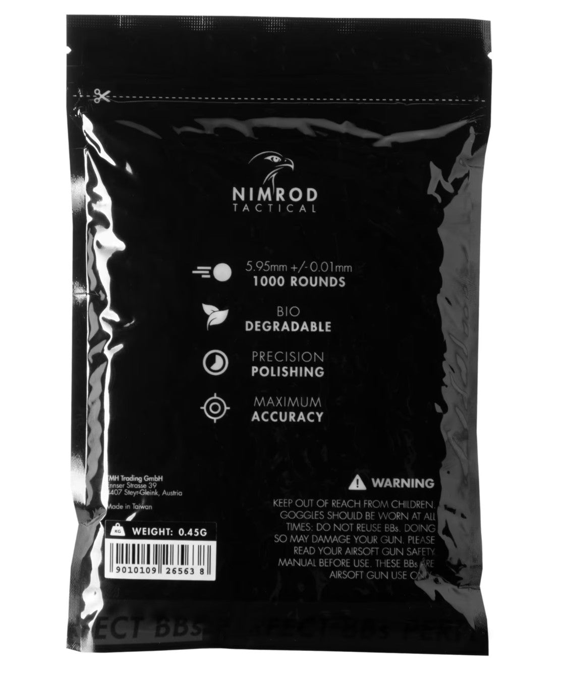Nimrod Tactical Bio BB 0,45g Sniper 1000 Stück | 5,95mm