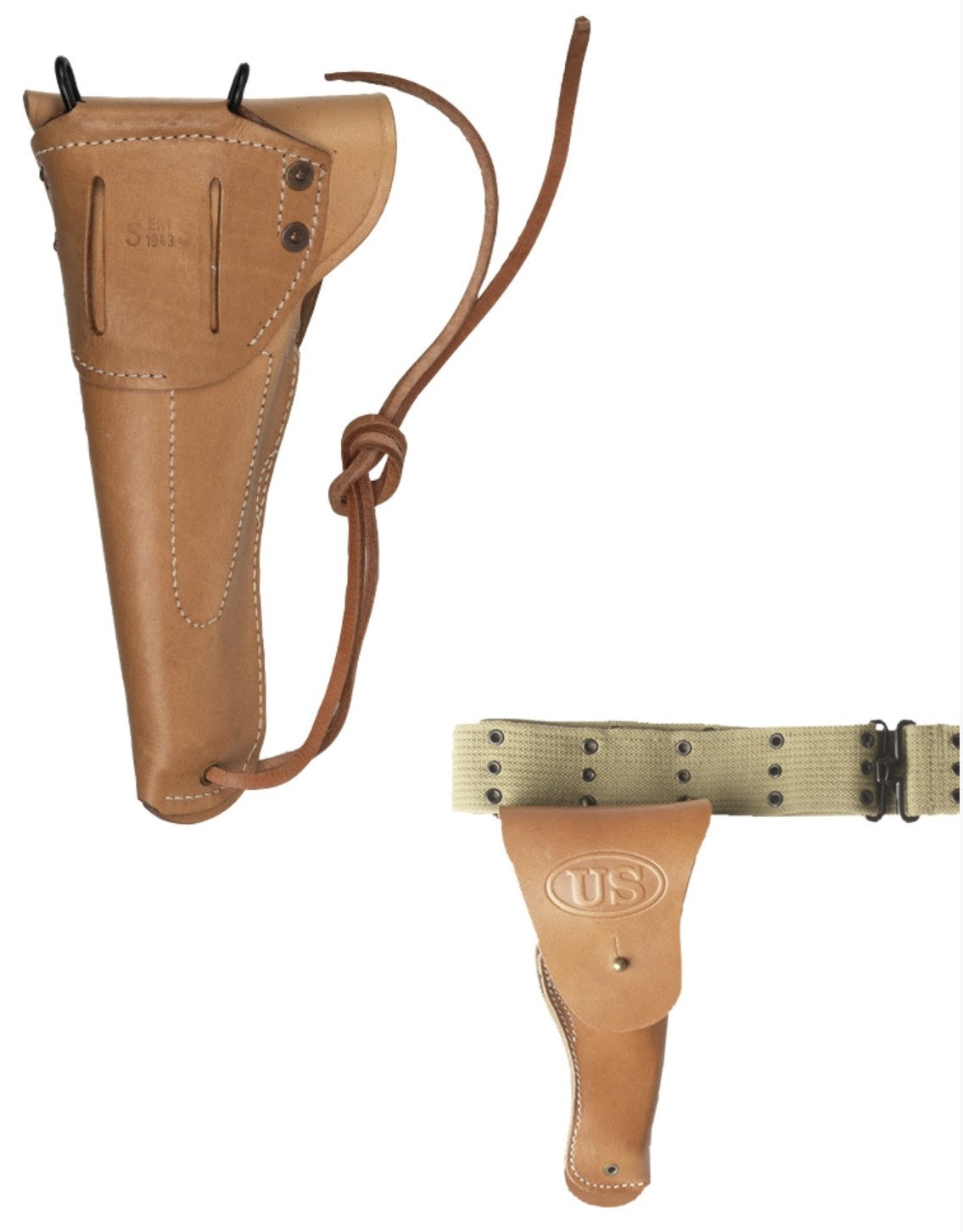 US GÜRTELHOLSTER M12 BRAUN (REPRO)