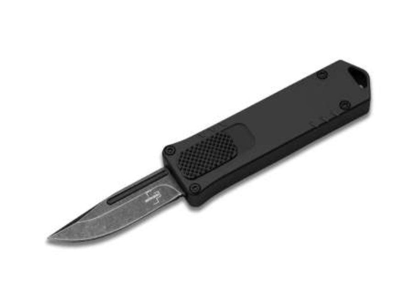 Böker Plus USB OTF 2.0 Automatikmesser – D2-Stahl, Alu-Griff
