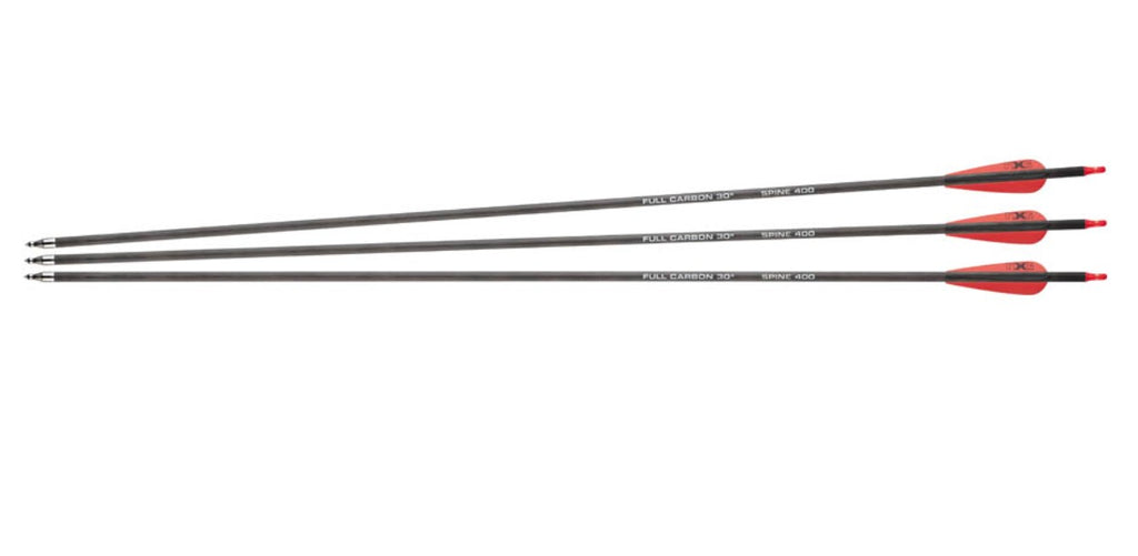 NXG Pfeile 30" 3er-Set – Fiberglas & Carbon, Spine 350–500