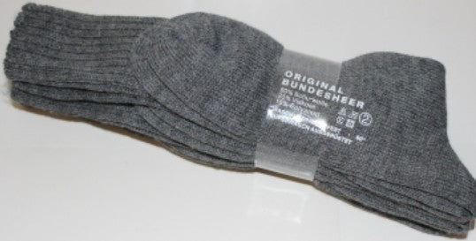 BH Socken Schurwolle 3er-Pack – oliv & grau
