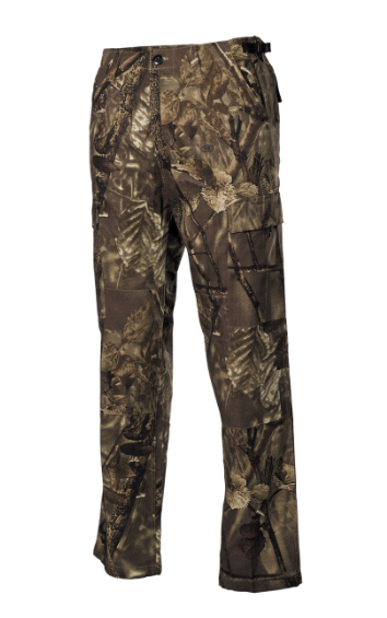 MFH BDU US Kampfhose RipStop – hunter braun
