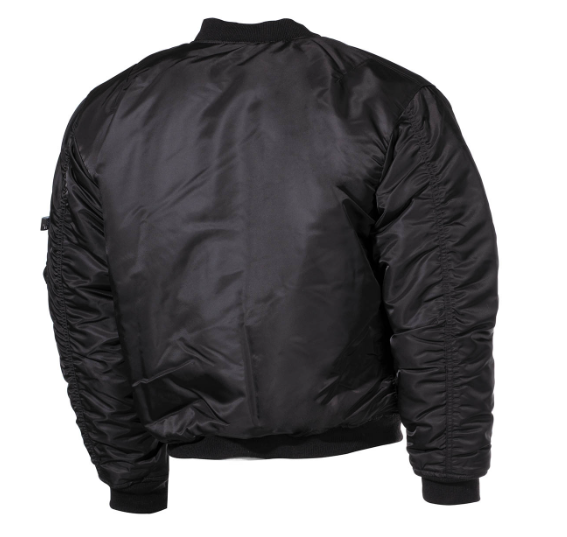 US Pilotenjacke MA1, schwarz