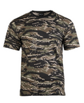 US Army T-Shirt Halbarm TARN TIGER STRIPE 100% Baumwolle 140 g/m²
