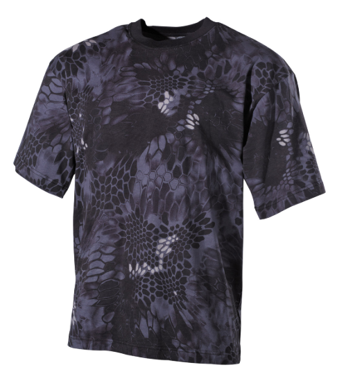 MFH US Army T-Shirt halbarm black snake 100% Baumwolle 170 g/m²