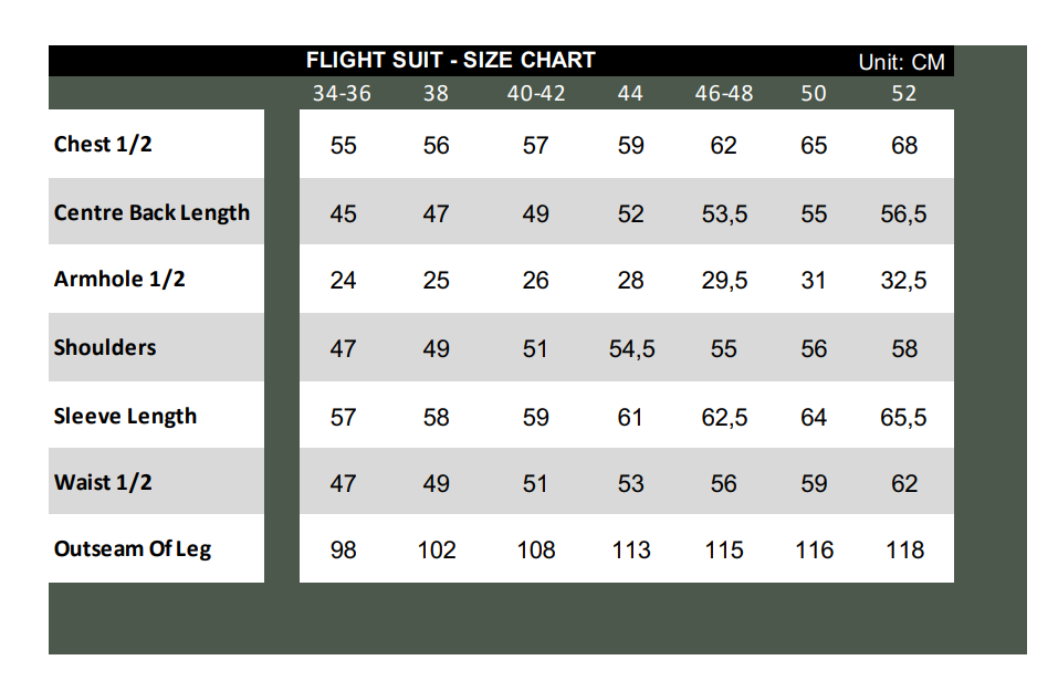 Fostex Fluganzug – Replik US Airforce Fliegerkombi