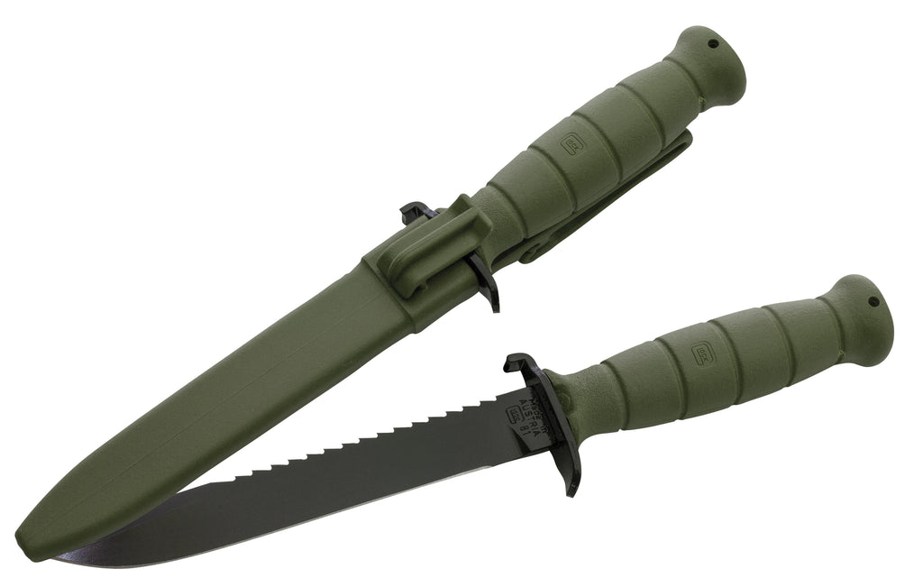 Glock Feldmesser mit Saegerücken - Bundesheer Kampfmesser