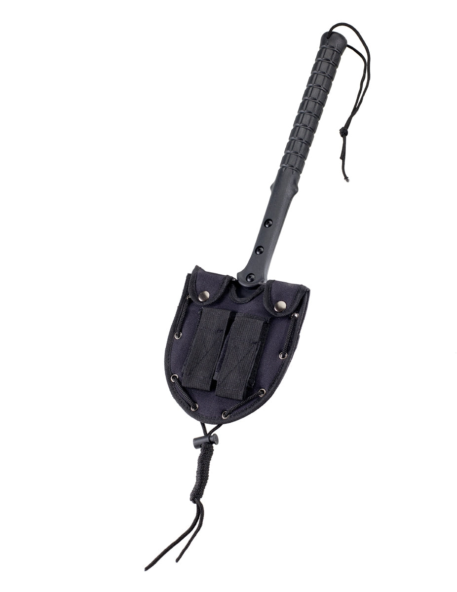 Klapp-Spaten Tactical TF1 mit Molle-Tasche, schwarz