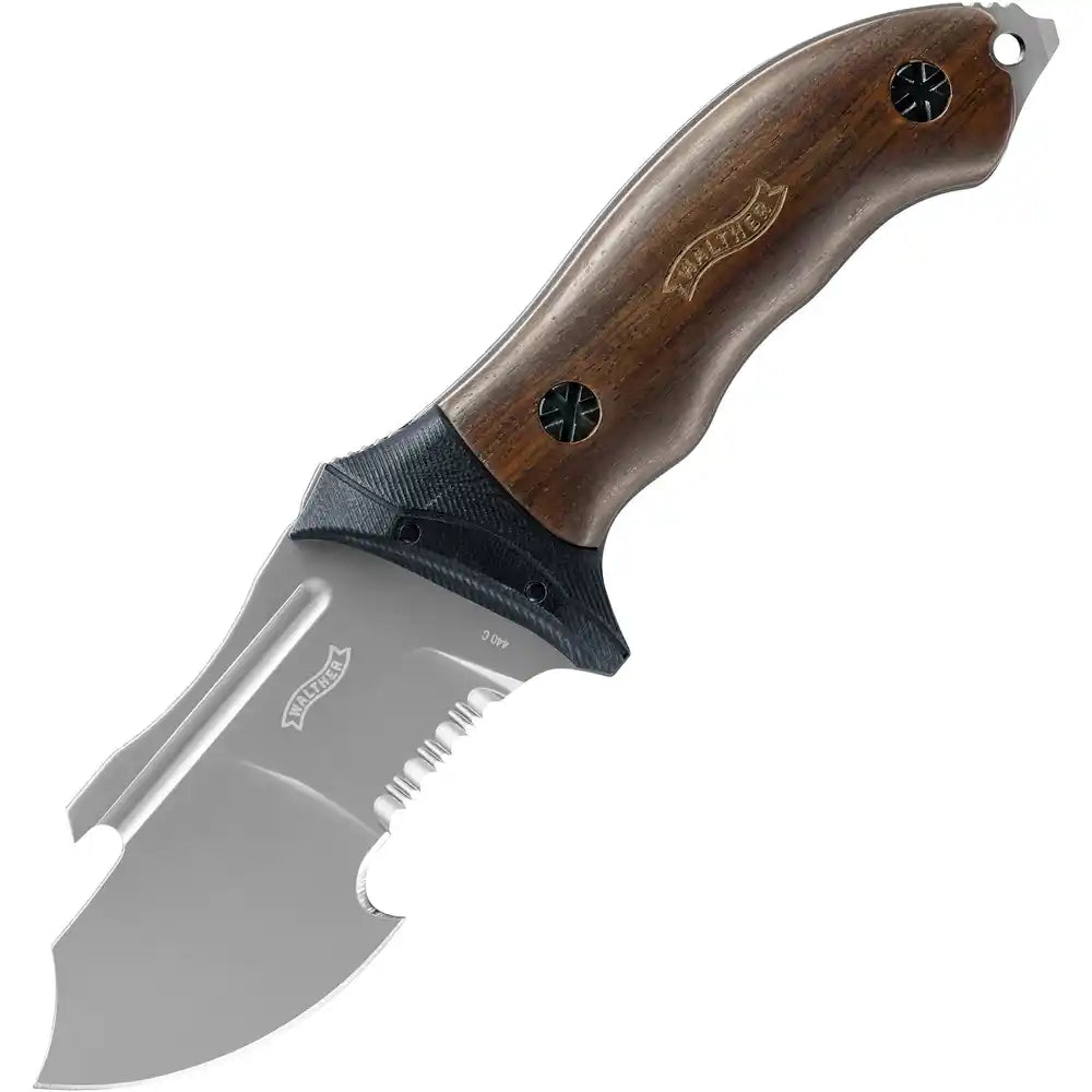 Walther FTK Messer - feststehend, 440C Stahl, durchgehender Erl