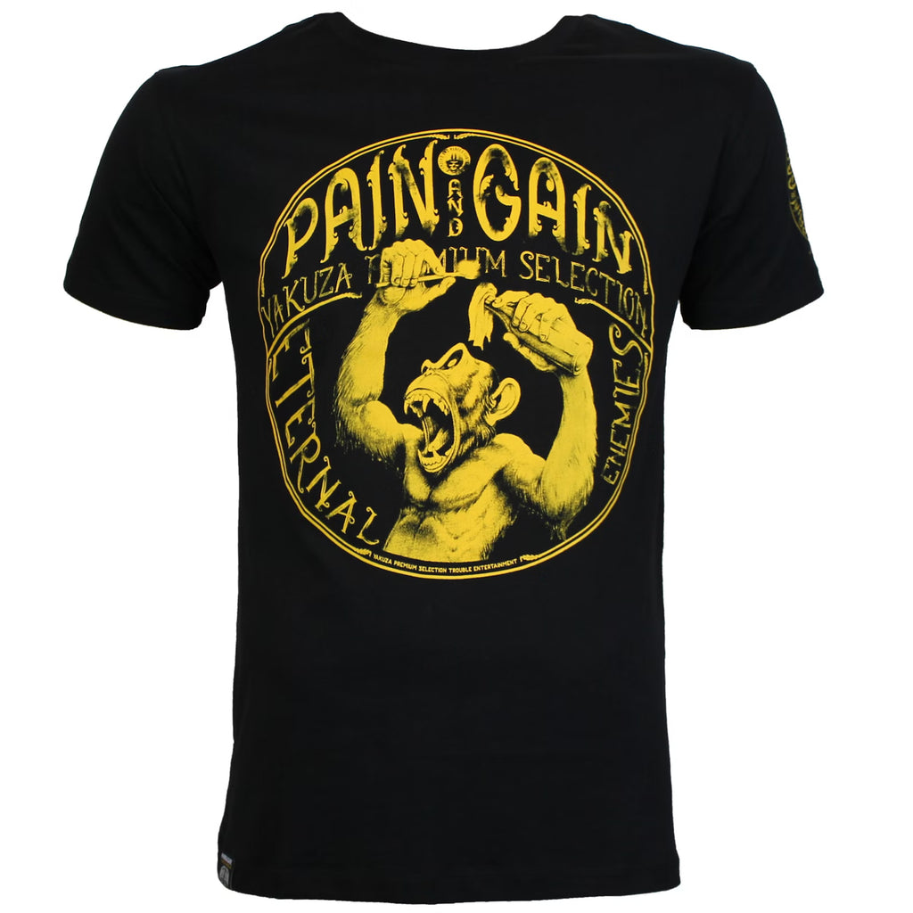 Yakuza Premium T-Shirt 3918 Schwarz – körperbetont